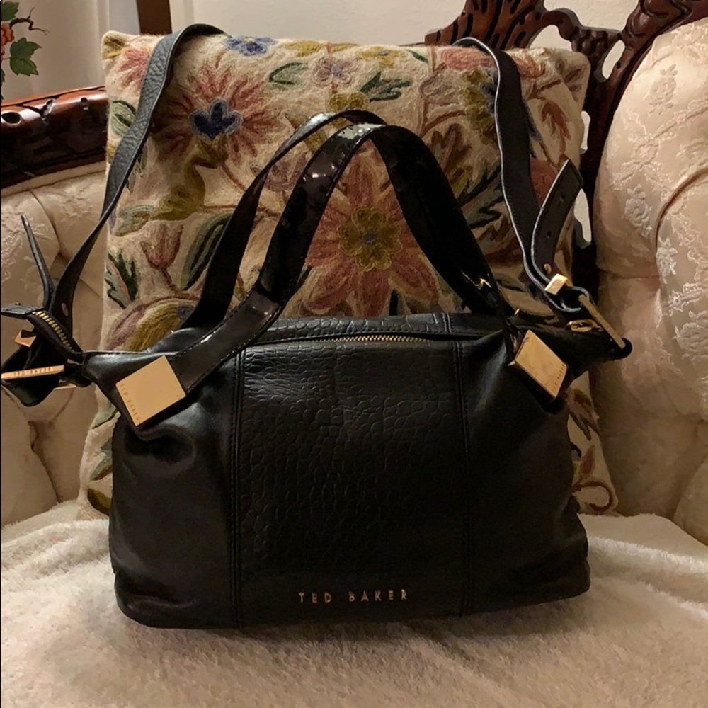 Leather Ted Baker crossbody bag